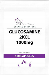 FOREST VITAMIN Glucosamine 2KCL 1000mg 100caps