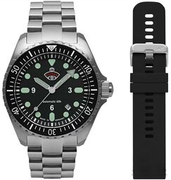 Zegarek Ruhla NVA Kommando Minentaucher Automatic Set Black