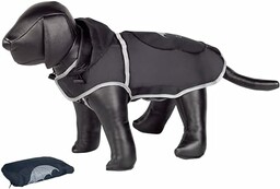 Nobby Płaszcz przeciwdeszczowy dla psa, 44 cm, czarny