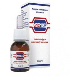 GripSTOP Krople do nosa dla dzieci, 15ml