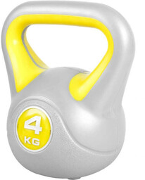 4 kg Kettlebell winylowy hantel Crossfit Gorilla Sports