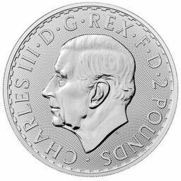 Britannia 1 uncja (2024) KCIII - Srebrna moneta