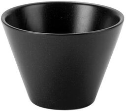 MISKA STOŻKOWA COAL 50 ml 6cm CZARNA PORCELANA