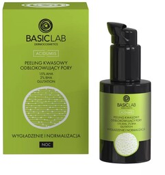 Basiclab Acidumis - Peeling kwasowy odblokowujący pory 15%
