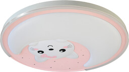 Plafon MOONCAT PINK 34W LED