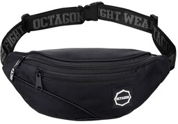 Octagon Saszetka Nerka Logo Guma Black