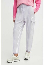 adidas spodnie dresowe kolor fioletowy z aplikacją IS0907