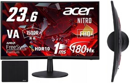 Monitor Acer 24' zakrzywiony ED240 Fhd Zakrzywiony 180Hz