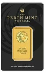 Perth Mint 1 uncja (31,1g) - sztabka złota