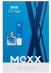 Mexx Man zestaw Edt 30ml + 50ml Żel