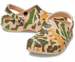 Damskie Buty Chodaki Crocs Printed Camo Clog 38,5