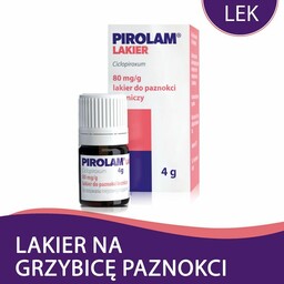 PIROLAM 80 mg Lakier leczniczy do paznokci 4