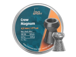 Śrut 4,5 mm diabolo H&N Crow Magnum 500