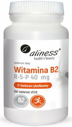 ALINESS - Witamina B2 R-5-P 40mg - 100vtabs.