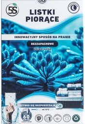 Chusteczki do prania 5S Bezzapachowe (60 sztuk)