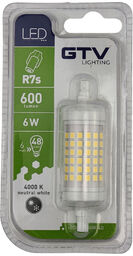 Żarówka LED J78 4000K R7s 6W 600lm GTV