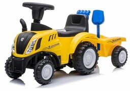 SUN BABY Jeździk Traktor z przyczepą New Holland