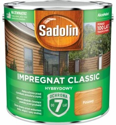 Impregnat CLASSIC HYBRYDOWY Piniowy 2,5 l Sadolin