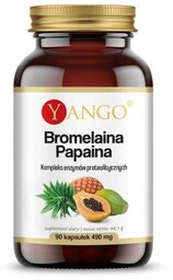 Bromelaina + papaina 90 kaps Yango