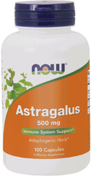 Now Foods Astragalus 500 mg Wsparcie układu immunologicznego,