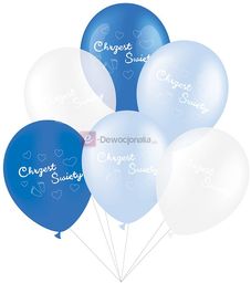 Zestaw balonów CHRZEST ŚWIĘTY - ROYAL BLUE 30cm