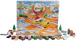 Hot Wheels Kalendarz adwentowy 2024 Zawiera 24 przegródki