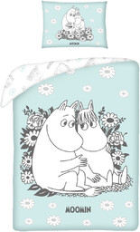 Halantex, pościel niemowlęca, Moomins MO-9885JBL, 100x135+40x60