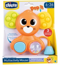 CHICCO Zabawka edukacyjna Myszka sensoryczna Pop It 00011822000000