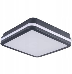 Beno 24W Nw-l-gr plafoniera Led kwadratowa grafit