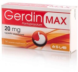 GERDIN MAX 20mg, 14 tabl. - Lek