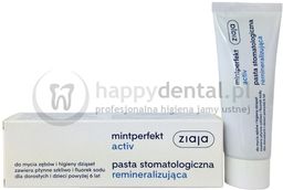 ZIAJA MINTPERFECT ACTIV pasta 75ml - remineralizacyjna pasta