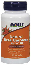 NOW Natural Beta Carotene 25000 IU 90caps