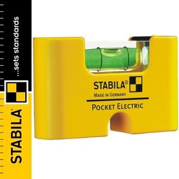 STABILA Poziomica kieszonkowa magnetyczna POCKET ELECTRIC