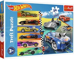 Trefl Puzzle Maxi Szybkie Hot Wheels 24 elementy