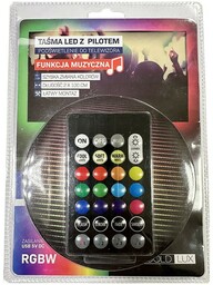 Taśma LED RGB+W do podświetlenia TV - USB