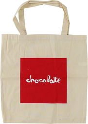 torba CHOCOLATE RED SQUARE TOTE BAG CANVAS