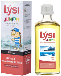 LYSI Junior Omega 3 Tran Islandzki Dla Dzieci