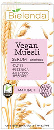 Bielenda Vegan Muesli, matujące serum do twarzy, 30ml