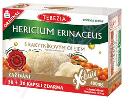 TEREZIA Hericium erinaceus z olejem z rokitnika zwyczajnego