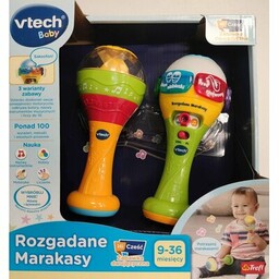 VTECH Zabawka interaktywna Baby Rozgadane Marakasy 61654