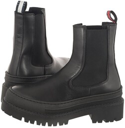 Sztyblety Tommy Hilfiger Tjw Chelsea Foxing Boot Black