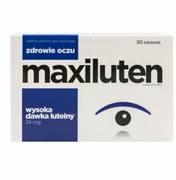 Maxiluten w utrzymaniu ostrości widzenia, 30 tabletek