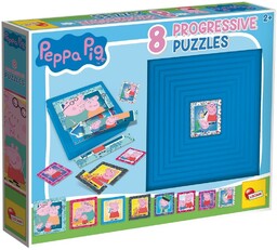 Lisciani ŚWINKA PEPPA - PUZZLE PROGRESYWNE