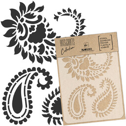 Szablon Malarski Scrapbooking  Craft // Paisley //