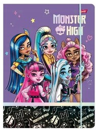 Teczka z gumką A4 MONSTER HIGH - 300g/m2