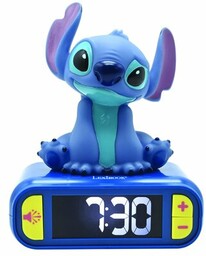 LEXIBOOK Budzik z lampką nocną Disney Stitch RL800D