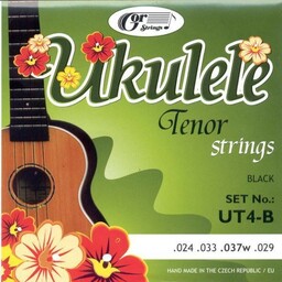 GorStrings UT4-B Black Struny do Ukulele Tenorowego