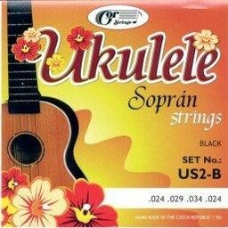 GorStrings US2-B Black Struny do Ukulele Sopranowego