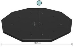 Pokrywa na basen 305 cm Bestway