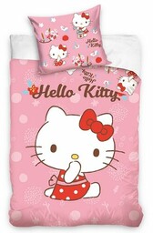 Pościel do łóżeczka Hello Kitty Łakomczuszka, 100 x